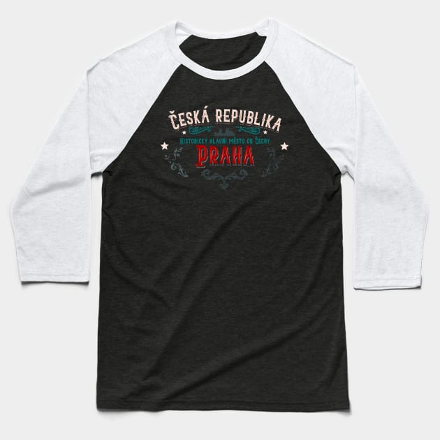 Ceska Republika Praha Baseball T-Shirt by SpaceWiz95